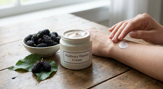 Mulberry extract cream for hyperpigmentation