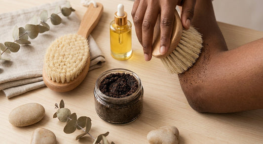 Best exfoliating tool for rough dark knees and elbows