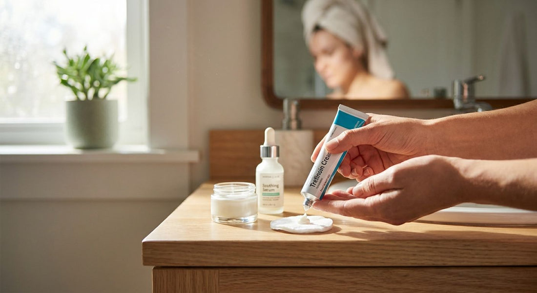 How to use tretinoin for dark spots without over-irritating skin