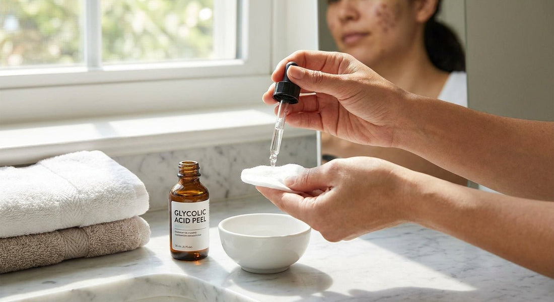 Glycolic acid peel for dark spots at home