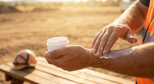 Skin lightening cream for outdoor workers with sun exposure