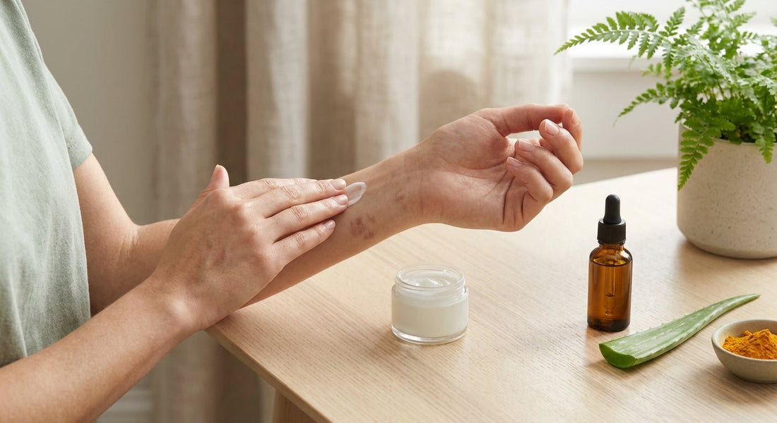 How to fade dark spots from psoriasis patches