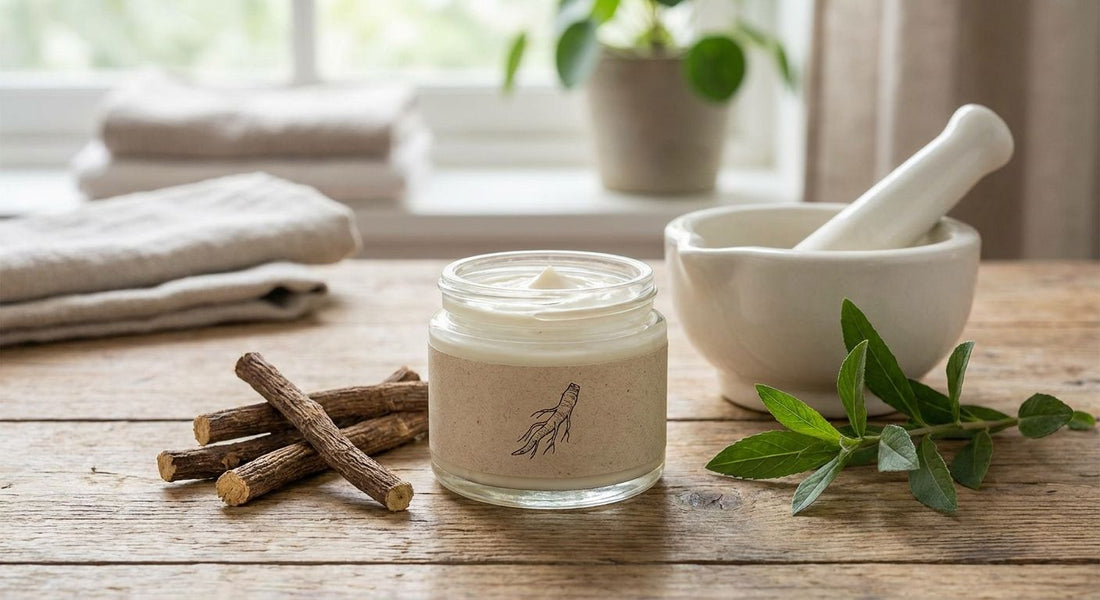 Licorice root extract cream for melasma