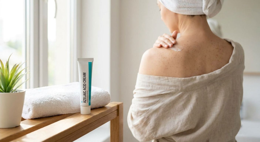 Azelaic acid cream for bacne and back hyperpigmentation