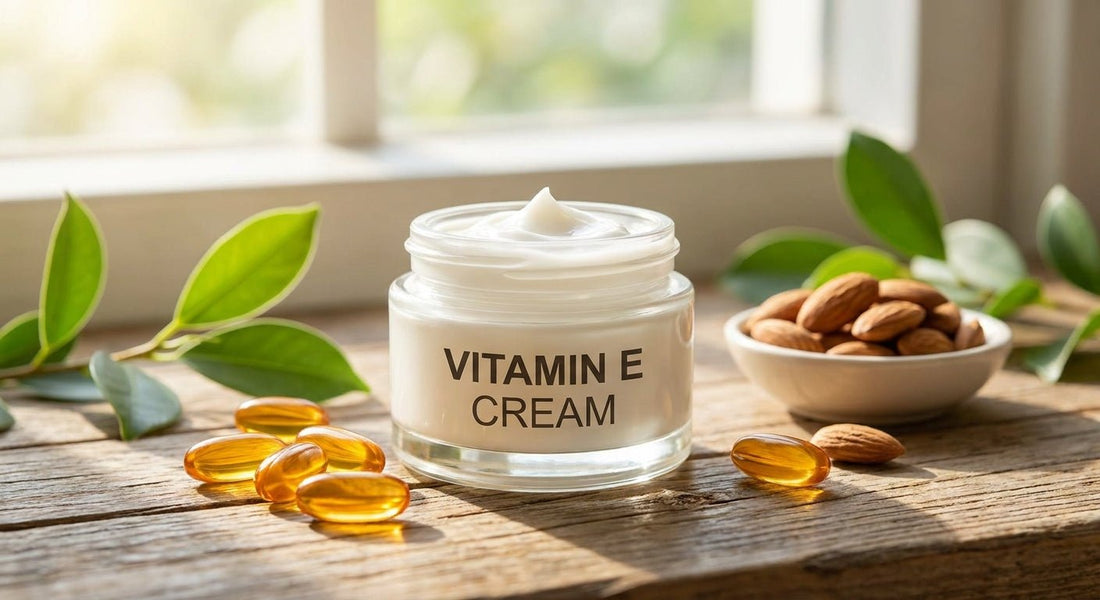 Vitamin E cream for dark spots and acne scars