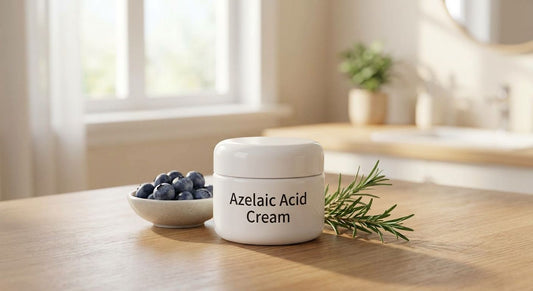 Azelaic acid cream for rosacea-related redness and dark spots