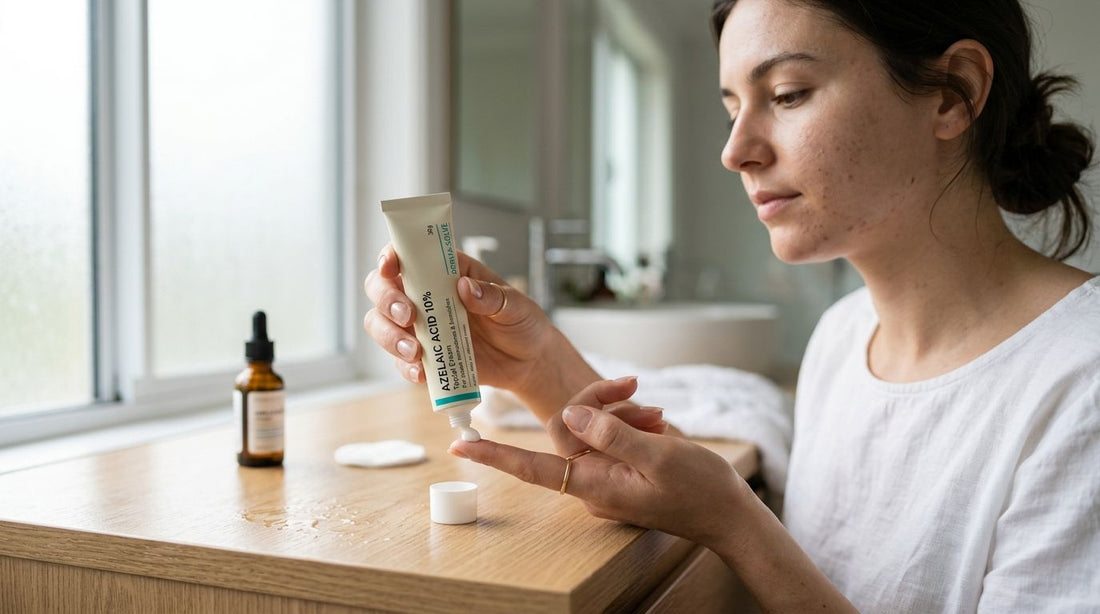 Azelaic acid cream for closed comedones