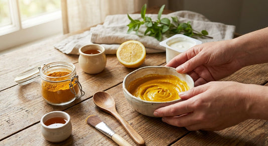 How to make a turmeric mask for dark spots at home