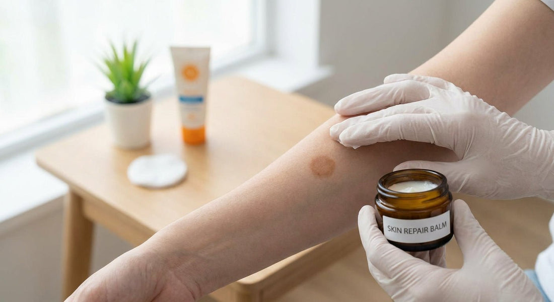 How to fade dark spots caused by a mole removal procedure