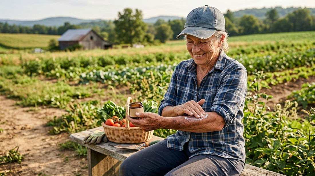 Skin brightening cream for farmers with sun damage