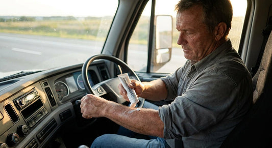 Skin lightening cream for truck drivers with sun exposure