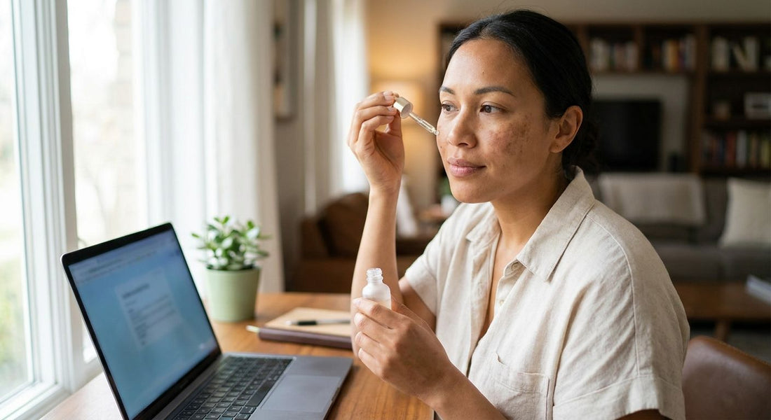 How to fade dark spots from blue light or screen exposure