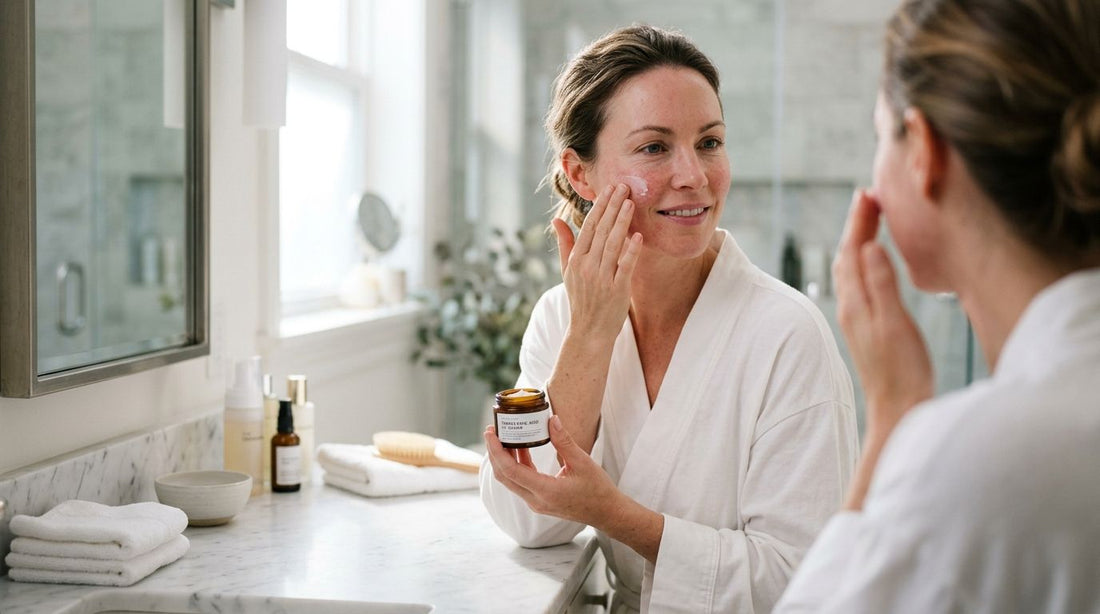Tranexamic acid cream for laser resurfacing recovery
