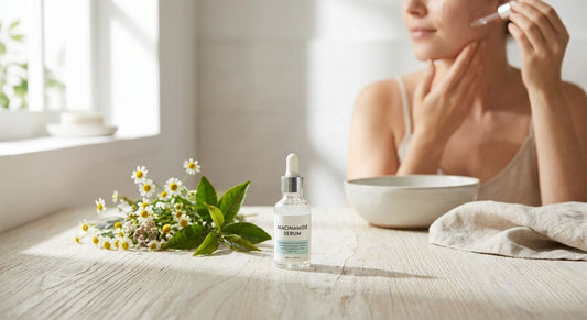 Niacinamide serum for rosacea and redness