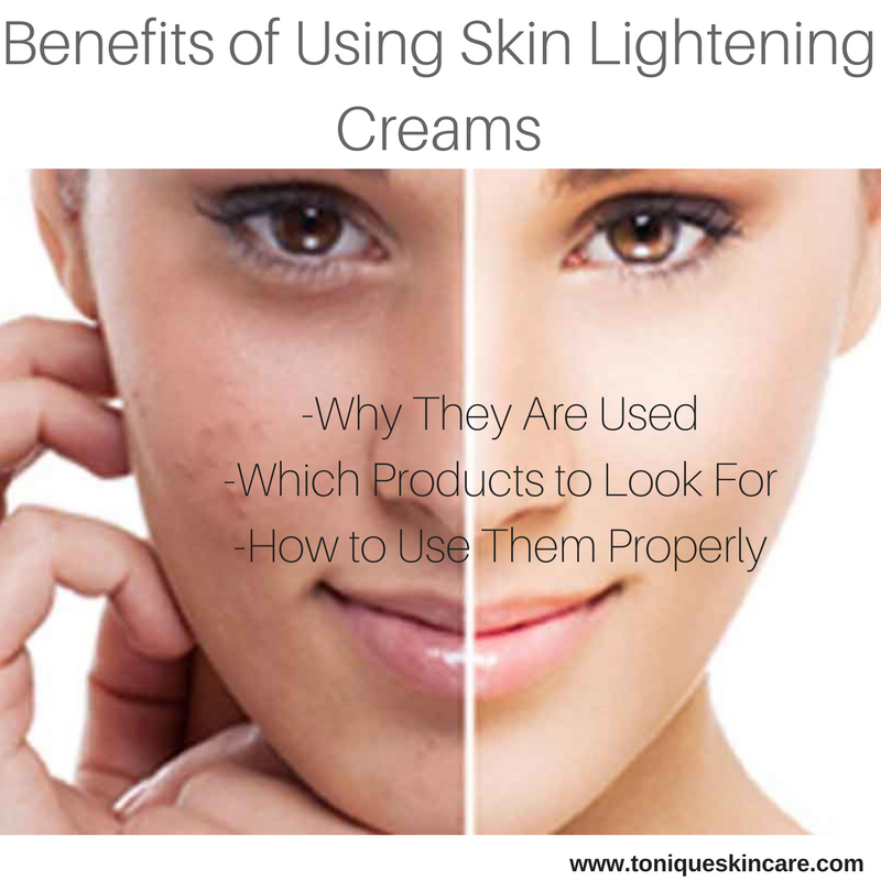 Benefits of Using Skin Lightening Creams