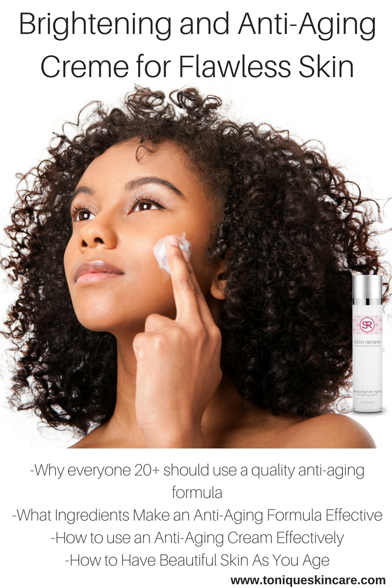Brightening and Anti-Aging Creme for Flawless Skin