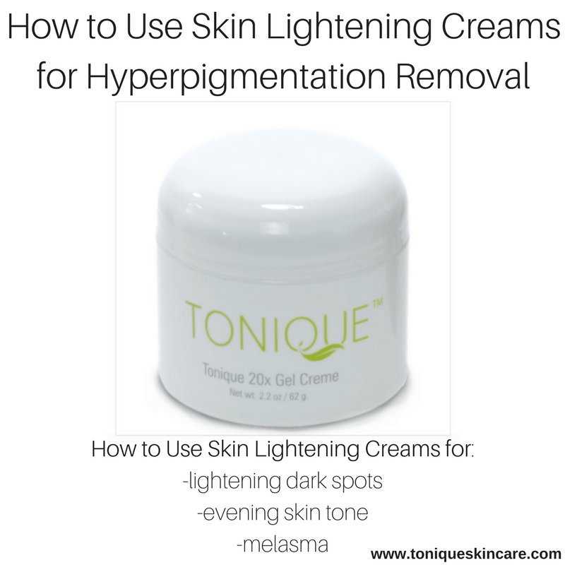 How to Use Skin Lightening Creams for Hyperpigmentation Removal