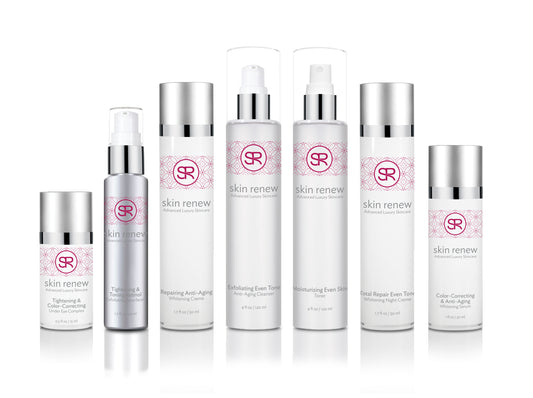 Skin Renews skin brightening line