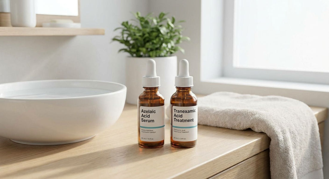 How to layer azelaic acid and tranexamic acid safely