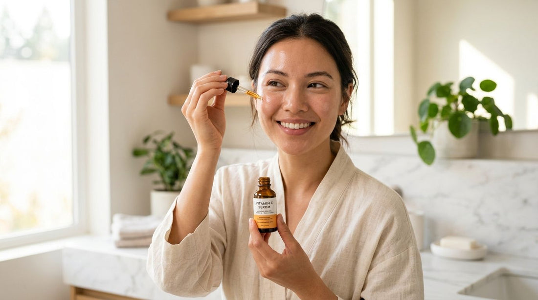 Vitamin C serum for combination skin