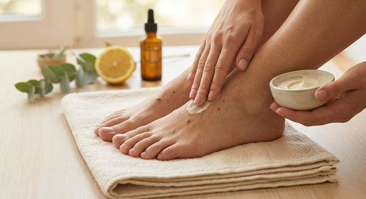 How to even out dark spots on the feet
