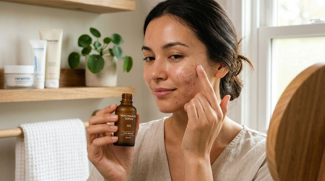 Niacinamide serum for maskne marks
