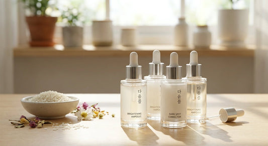 Best K-beauty style brightening ampoule for dark spots
