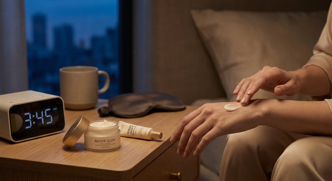 Skin brightening cream for shift workers with dull skin
