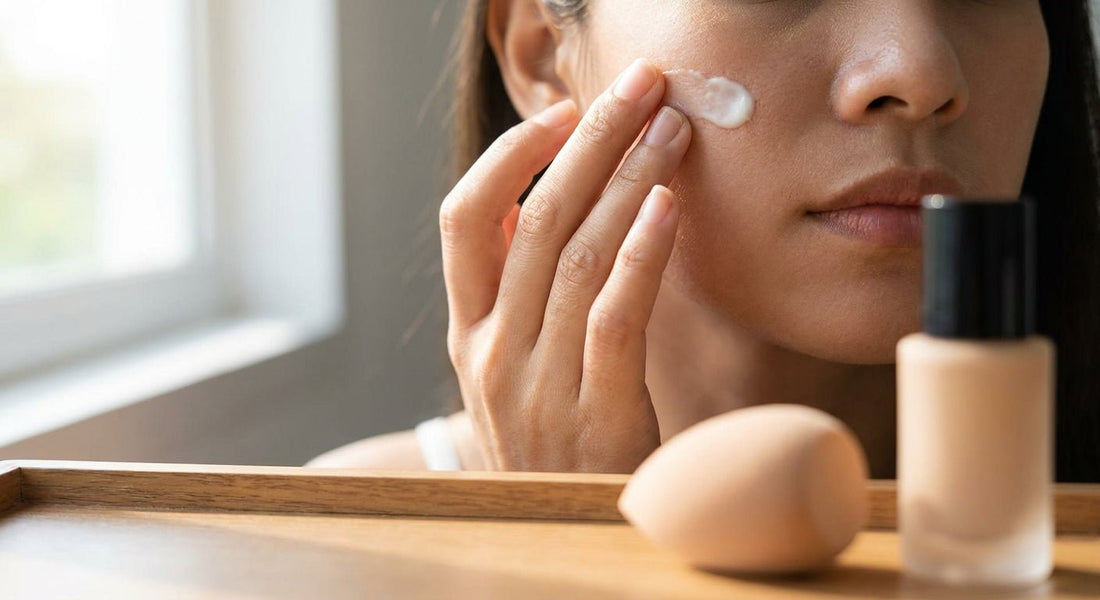How to use a dark spot corrector under makeup without pilling
