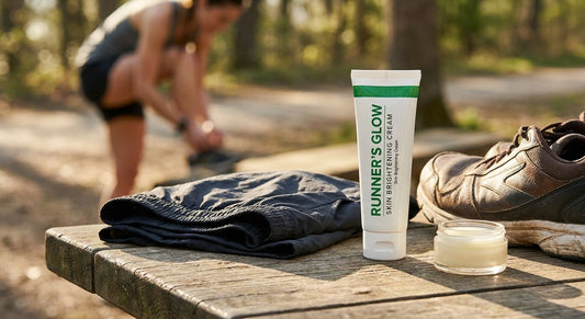 Skin brightening cream for runners with thigh chafing