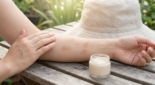 How to fade dark spots from a sun allergy reaction
