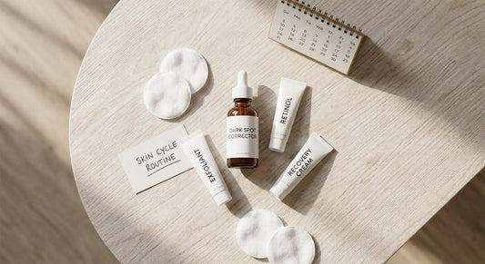 How to skin cycle with a dark spot corrector