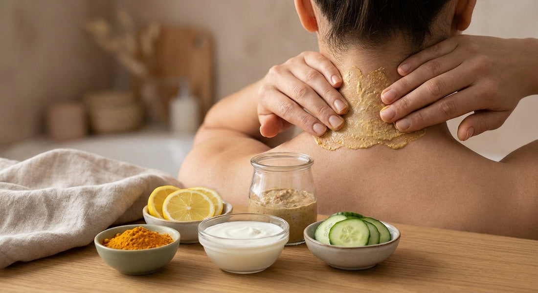 How to lighten a dark neck naturally