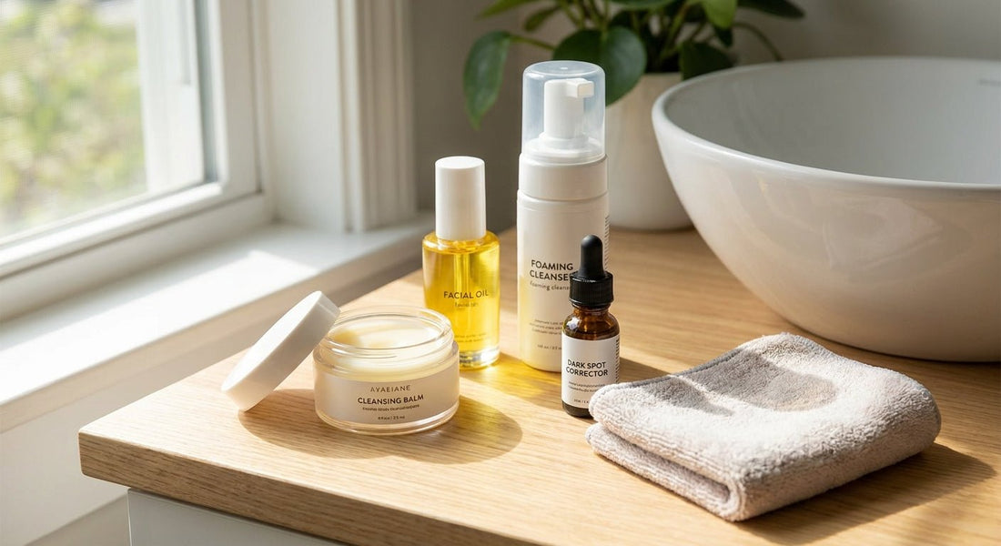 How to double cleanse before applying a dark spot corrector