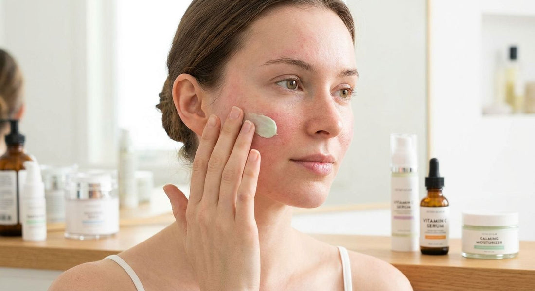 How to reduce redness while using a brightening routine