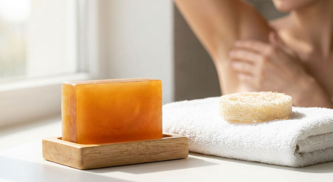 Kojic acid soap for dark underarms