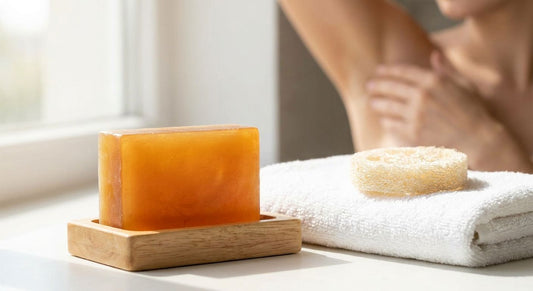 Kojic acid soap for dark underarms