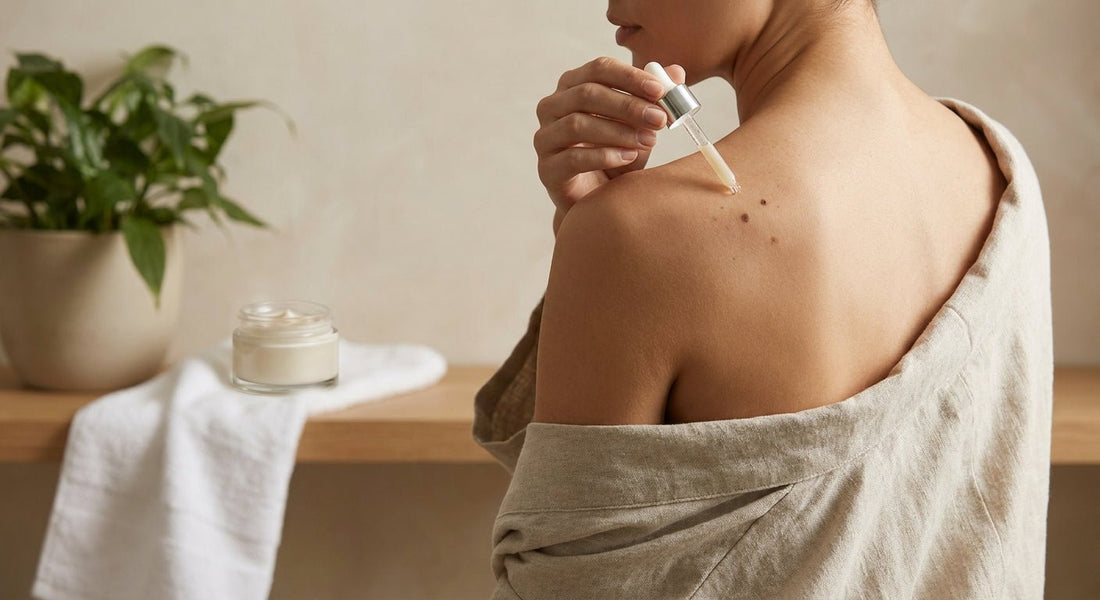 Dark spot corrector for the back