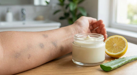 How to fade dark spots from a depilatory cream reaction