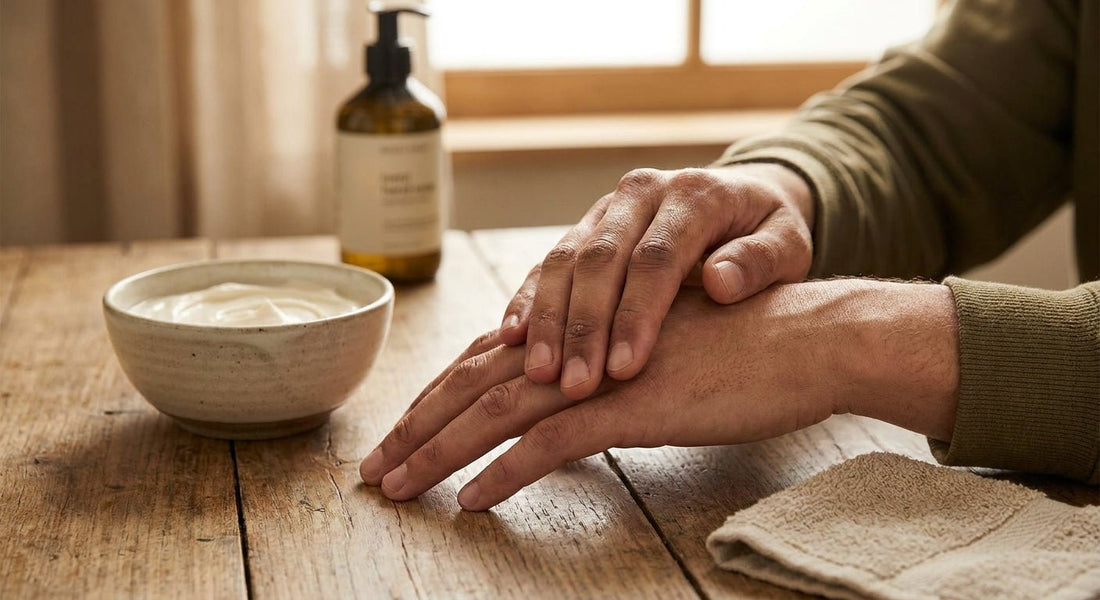 How to treat dark knuckles from constant hand washing