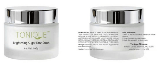 Brightening Sugar Facial Scrub