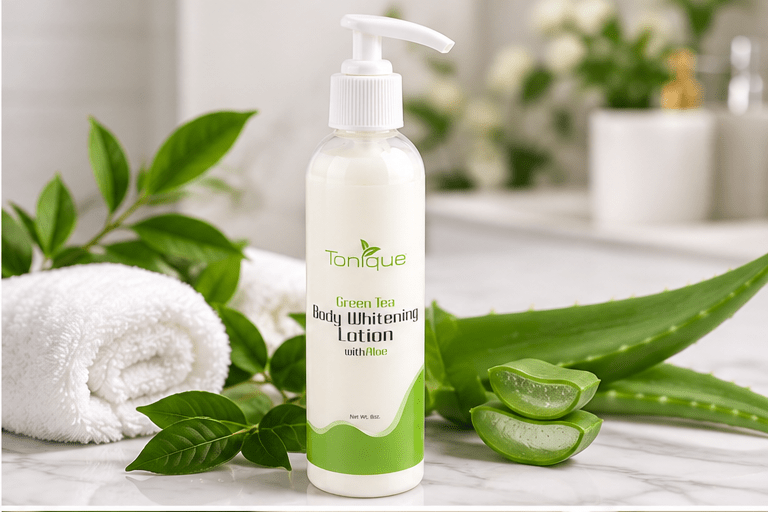 Green Tea Moisturizing Body Lightening Lotion - Tonique